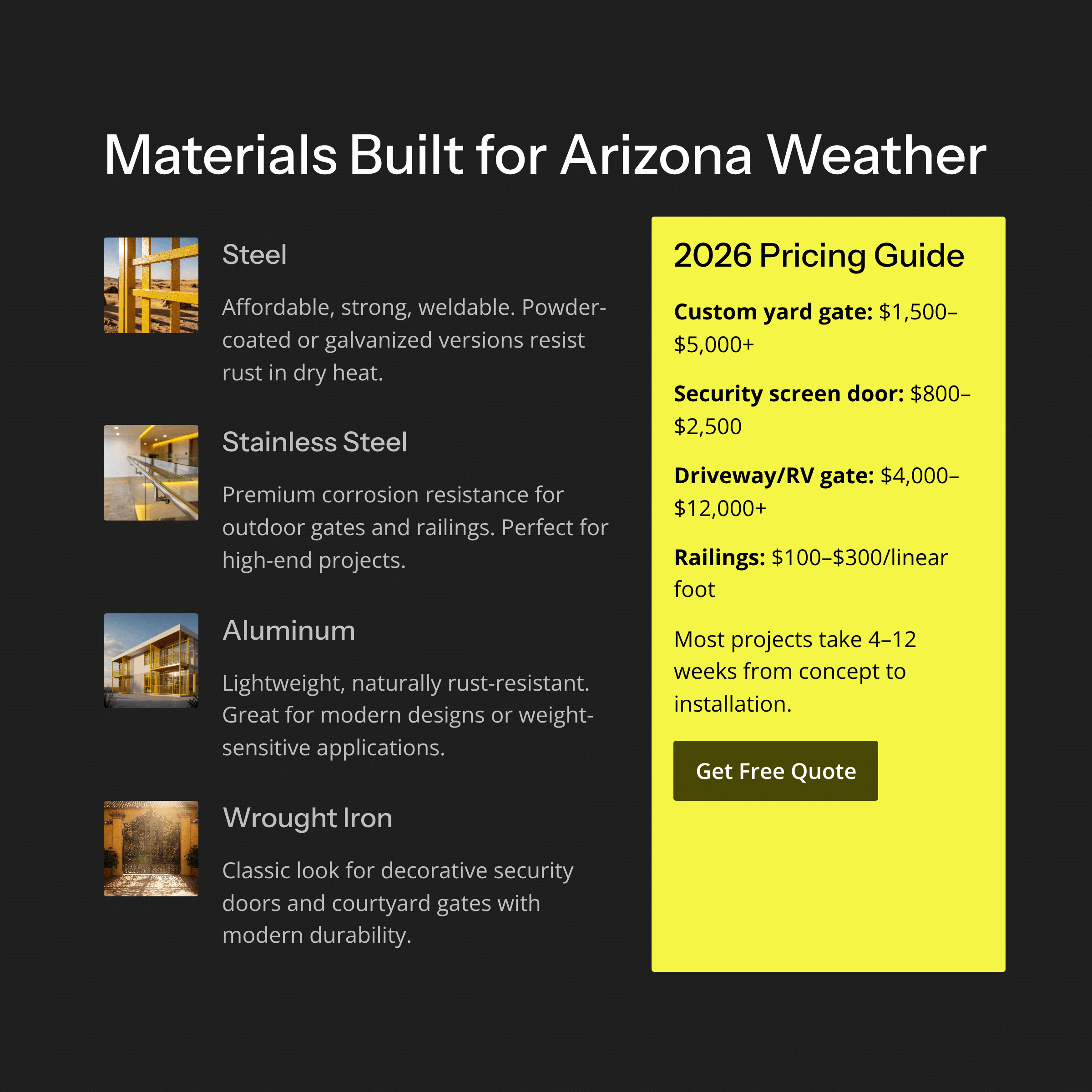 Metal Fabrication Phoenix